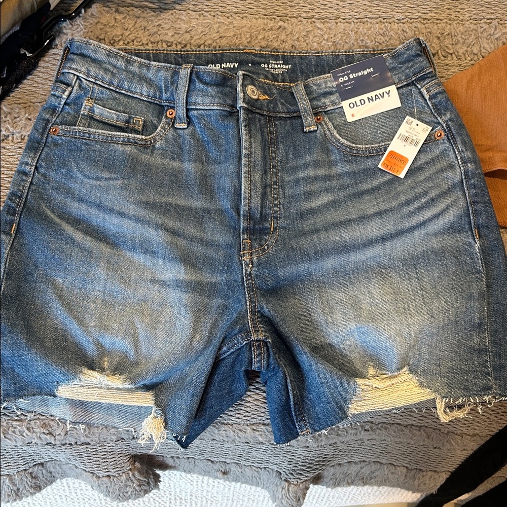 Old Navy Blue Denim Cutoff Shorts